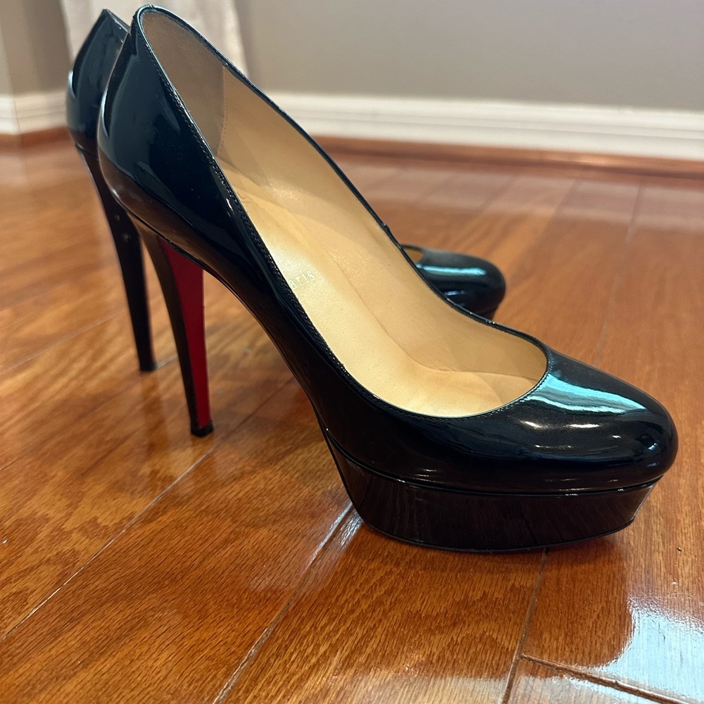 Christian Louboutin Black and Red Heels